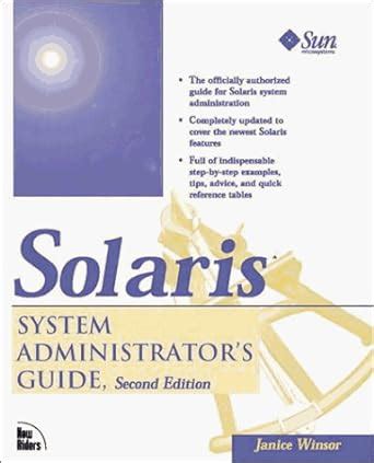 Solaris system administrators guide 2nd edition. - Introduzione alla meccatronica e ai sistemi di misura 3a edizione manuale delle soluzioni mmzzhh.