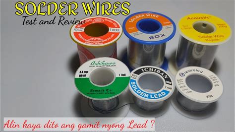 Solder wire review & comparison 6 best soldering Lead