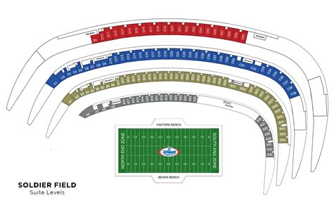 Soldier Field Suite Map
