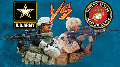 Soldier vs marine. Here are some key similarities and differences between the two military branches: Similarities. Both the Army and the Marines have age … 