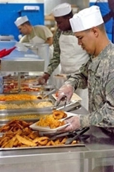 Soldiers can depend on cooks to come through with a hot meal