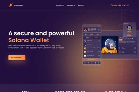 Solflare. Solflare is a safe and powerful crypto wallet that brings all of the benefits of Solana to you. Buy, send, stake, swap and trade tokens right from your phone; use hardware wallets like Ledger, connect to Solana dApps, get blockchain notifications, and experience a whole new internet directly from your phone. 