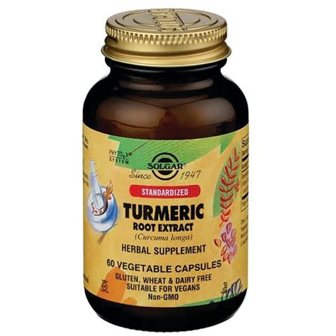 Solgar Turmeric Root Extract 60 Veg Caps.
