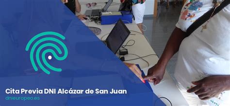 Solicita tu cita previa del DNI en Alcazar De San Juan