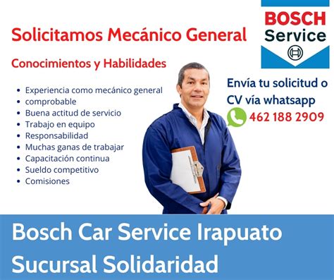 Solicitamos: Asesor de... - Bosch Car Service Irapuato Facebook