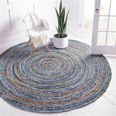 Solid Color Braided Rug - Etsy