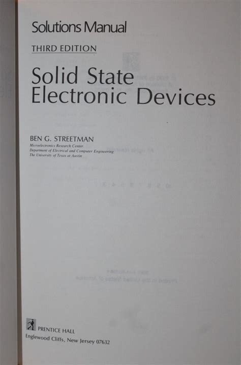 Solid state electronic devices solutions manual. - Criminologia una introduccion a sus fundamentos teoricos manuales.