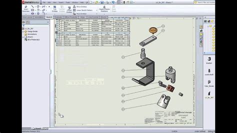 SolidWorks Split one BOM on multiple sheets YouTube