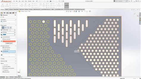 SolidWorks Tutorial Fill Pattern Basics YouTube