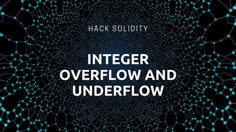 Solidity integer overflow.  With Solidity, you can create contracts fo...