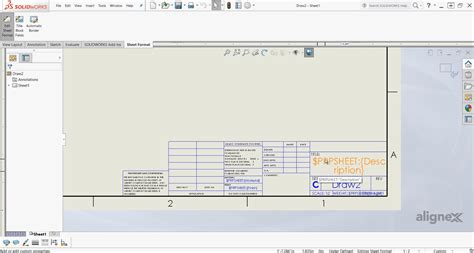 Solidworks Drawing Format