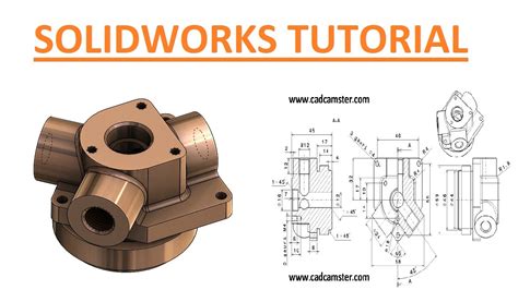 Solidworks advance part exercise 15 ll 2d drawing in description ll