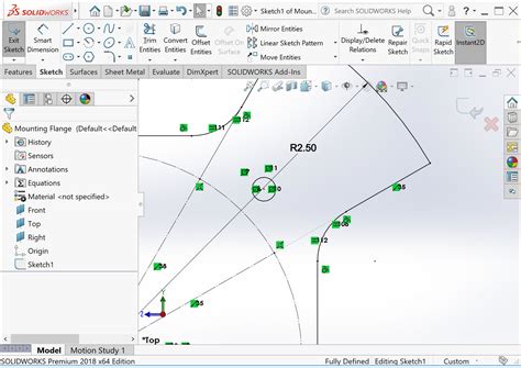 Solidworks merge sketch entities.  Sketch Tools Used in This Project: Line tools Centerlin...