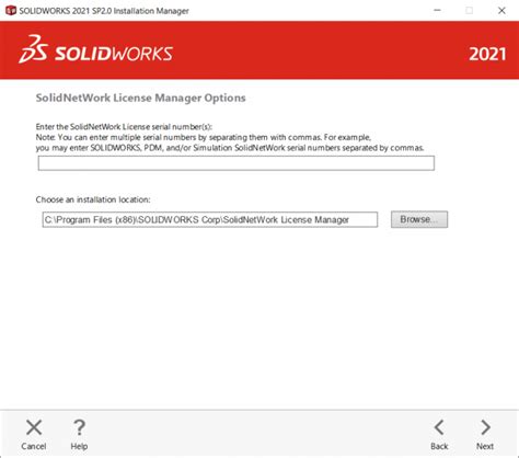 Solidworks network license manager.  Please choose if you would like to join the ...