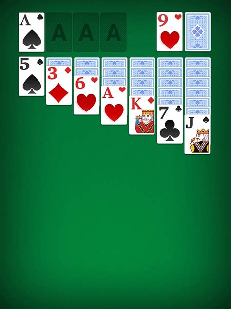 Il gioco Solitario Klondike 3 carte è più complicato della solita versione: il gioco distribuirà 3 carte invece di una. Aiuterà il tuo cervello a rimanere acuto per molto tempo, perché devi giocare, sviluppando le più importanti capacità di concentrazione di attenzione, percezione visiva e memoria. Regole Solitario Klondike 3 carte.. 