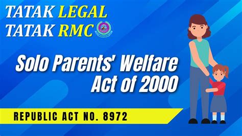 Solo Parents’ Welfare Act of 2000 The Manila Times