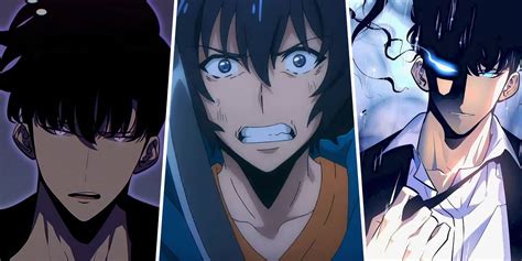 Solo leveling shadow.  Originally an infamously weak E-Rank Hunter, Jinwoo g...