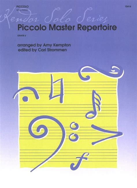 Solo piccolo repertoire.  Gu&eacute;rinel, L.  The Vivaldi Concerto in C Major, RV 443 is prob...