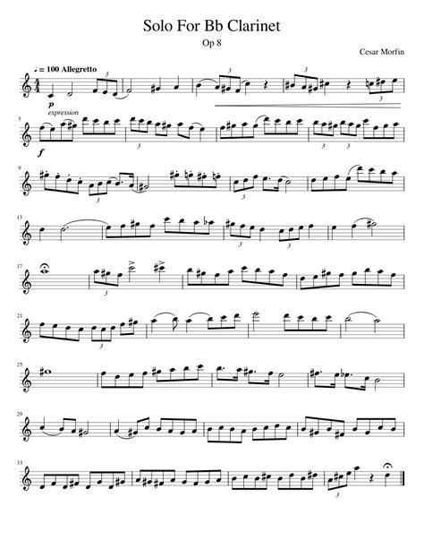 Solo semplice bb clarinet solo with piano accompaniment. - Manuale di risoluzione dei problemi di controllo hvac.
