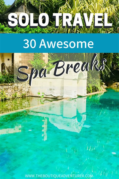 Solo spa breaks.  Whether you&rsquo;re in the market for a retreat getaway for fitness, bonding wit...