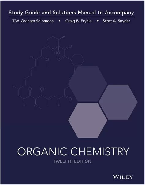 Solomons fryhle organic chemistry solution manual. - Student companion and problem solving guide.