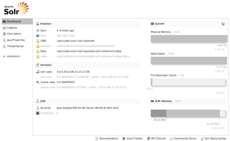 Solr mac.  You can also check your Solr server if it's running by going to...