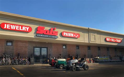 Sols pawn shop. Saturday: 10:00am – 3:00pm. For more information about each store, click on the location closest to you. Call us or stop by today! Visit our pawn shop locations in Overland Park & Kansas City. We pay the best rate for gold. 50% off all jewelry. Hablamos Espanol. 913-499-7233 Come in today! 
