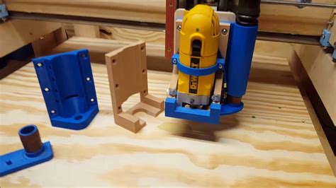 Solsylva DIY CNC - Router Mod & First Wood Cut - XECNC