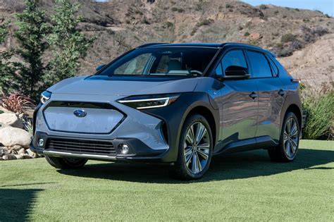 Solterra range. The 2023 Subaru Solterra shares the platform and design with the Toyota bZ4X and offers an estimated range of more than 220 miles from a 71.4 kWh battery pack. The US will only get a dual-motor ... 