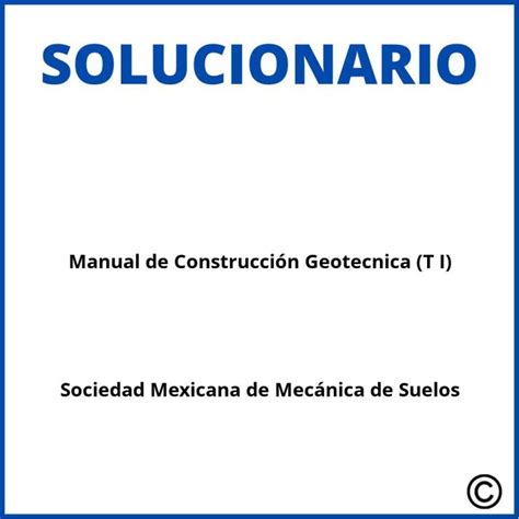 Solución coduto manual de ingeniería geotécnica. - Manual solution ch 8 financial statement analysis.