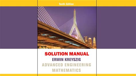 Solution Manual Engineering Mathematics Kreyszig