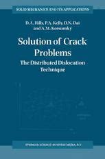 Solution Of Crack Problems The Distributed Dislocation Technique 1st Edition