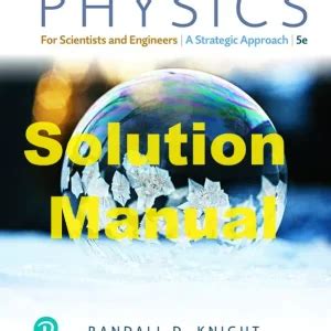 Solution Physics Manual Knight