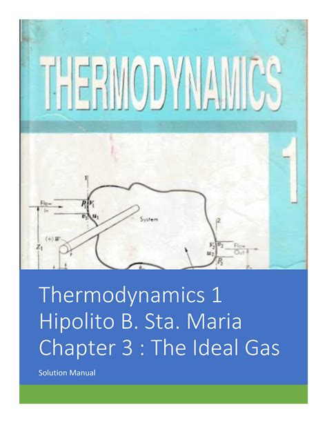 Solution and manual of thermodynamics 1 by hipolito santa maria. - Vitamins a medical dictionary bibliography and annotated research guide to.