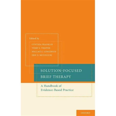 Solution focused brief therapy a handbook of evidence based practice. - Nichtlineare schätzung des parametervektors im linearen regressionsmodell.
