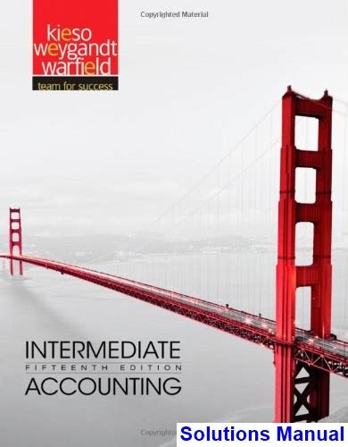 Solution guide intermediate accounting edition 15. - La face cachée de la lune.
