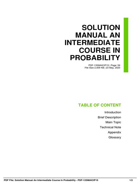 Solution manual an intermediate course in probability. - Hitachi h series plc programming manual.