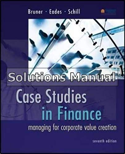 Solution manual case studies in finance bruner. - Download del manuale di officina honda c90.