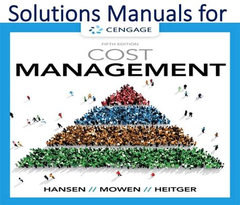 Solution manual cost management hansen mowen. - Sovereignty and revolution in the iberian atlantic.
