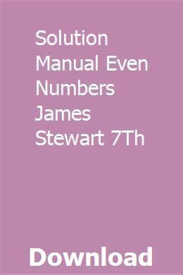 Solution manual even numbers james stewart 7th. - Yamaha electone organ course set student manual arrangement manual and registration guide.