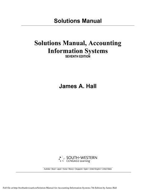 Solution manual for accounting information systems 7th edition by hall. - Újabb madách imre dokumentumok a nógrád megyei levéltárból és az ország közgyűjteményeiből.