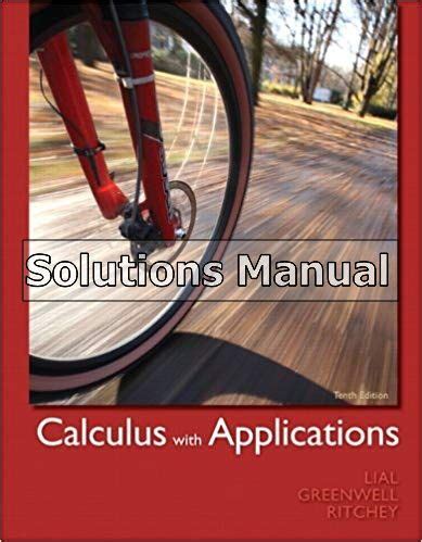 Solution manual for calculus with applications. - Kubota gr2120 ritt auf dem mäher bedienungsanleitung.