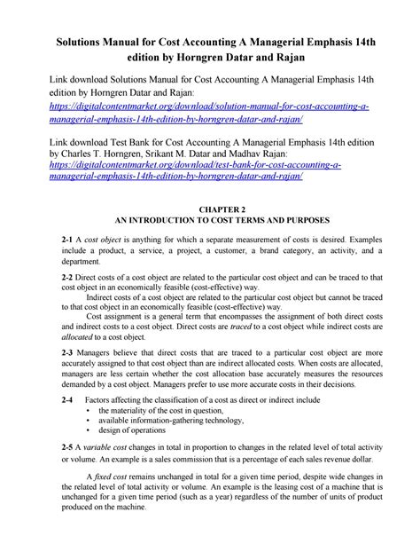 Solution manual for cases in cost management. - Bmw serie 8 e31 manuale di riparazione per officina 1990 1999 1.