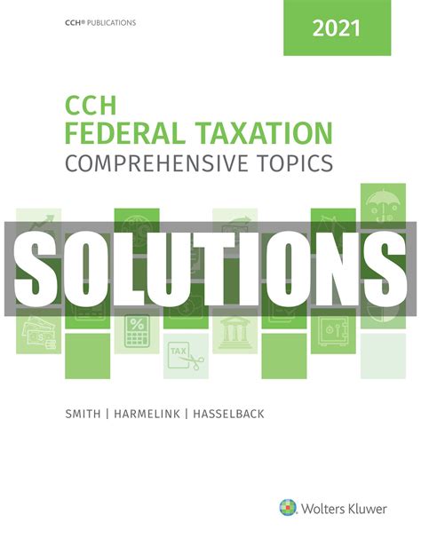 Solution manual for cch federal taxation. - Study guide for business education certification exam.