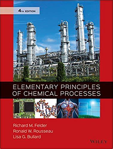 Solution manual for elementary principles of chemical processes. - Último adelantado del río de la plata.