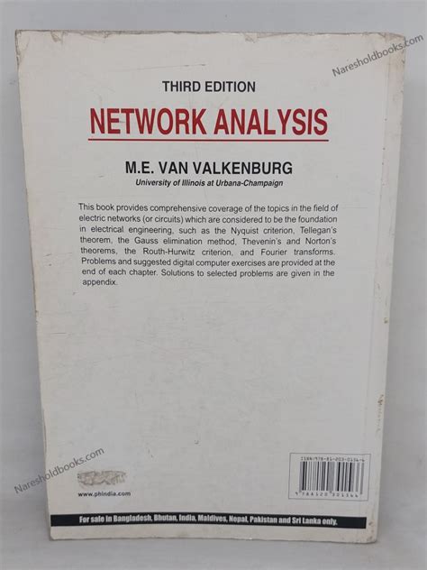 Solution manual for network analysis by van valkenburg 3ed. - Zf hurth hsw 630 a manuale di servizio.