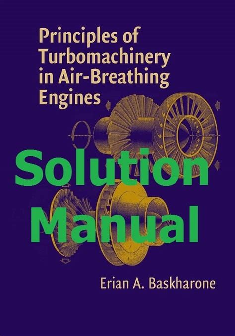 Solution manual for principles of turbomachnery. - Wie führe ich meinen prozess vor dem verwaltungsgericht?.