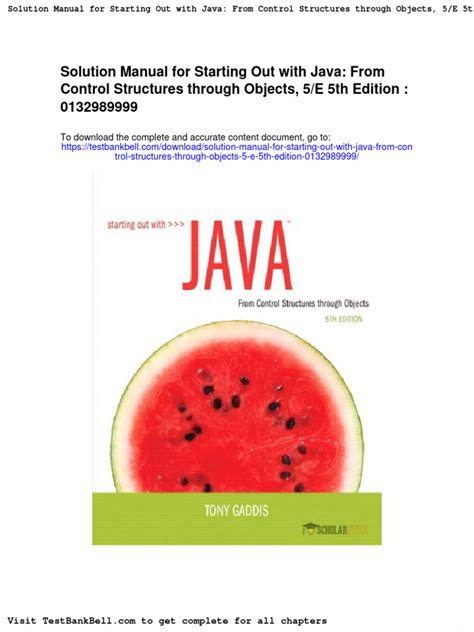 Solution manual for starting out with java. - Pesticide turf test study guide for iowa.
