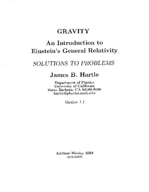 Solution manual general relativity james hartle. - Manuali di servizio gratuiti akai tv.