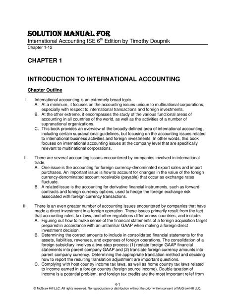 Solution manual international accounting chapter 4. - Solution manual engineering mechanics statics fifth edition.